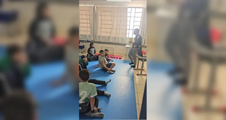 Confira os registros do trabalho em sala de aula.