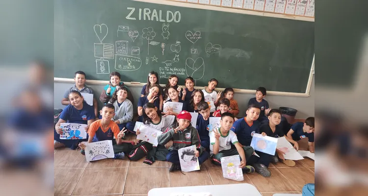 Veja a série de registros do amplo trabalho em sala de aula.
