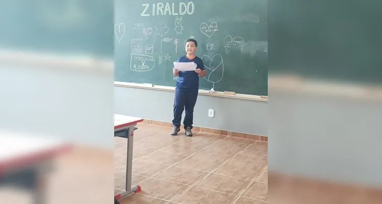 Veja a série de registros do amplo trabalho em sala de aula.