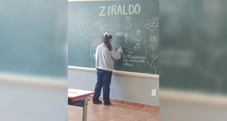 Veja a série de registros do amplo trabalho em sala de aula.