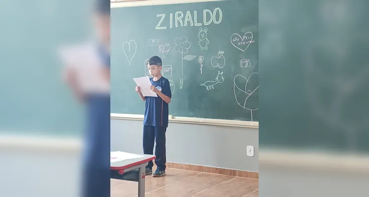 Veja a série de registros do amplo trabalho em sala de aula.