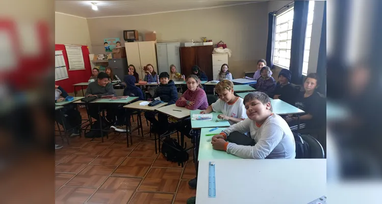 Confira os registros do trabalho em sala de aula.