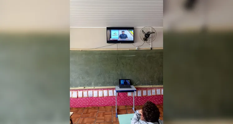 Confira os registros do trabalho em sala de aula.