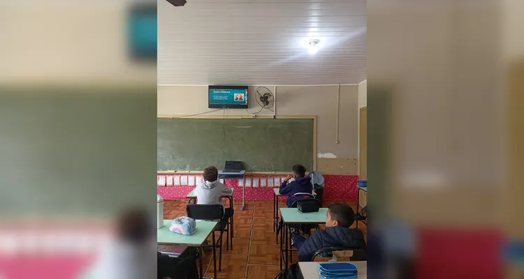 Confira os registros do trabalho em sala de aula.