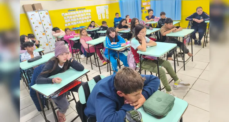 Veja a série de registros do trabalho em sala de aula e na Prefeitura.