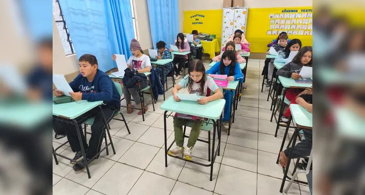 Veja a série de registros do trabalho em sala de aula e na Prefeitura.