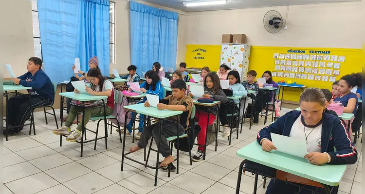 Veja a série de registros do trabalho em sala de aula e na Prefeitura.