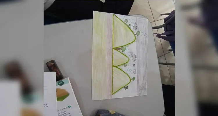 Veja os registros do trabalho artístico em sala de aula.