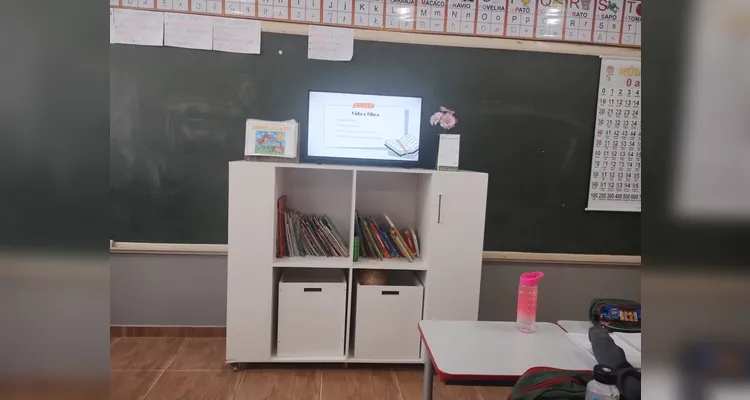 Veja a série de registros do amplo trabalho em sala de aula.