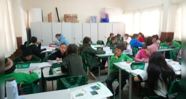 Confira como foi o trabalho elaborado pelos educandos em sala de aula.