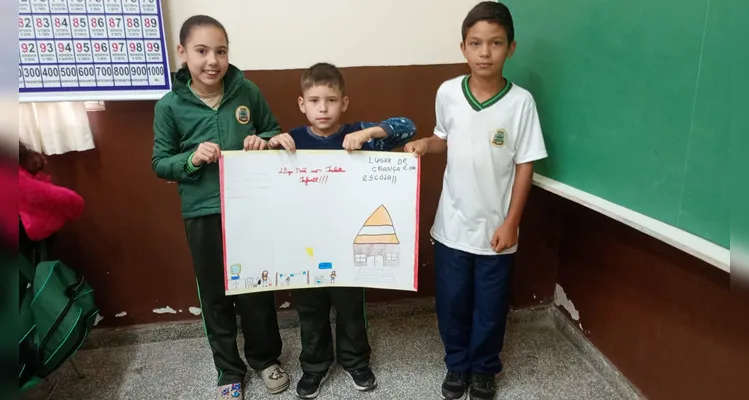 Confira como foi o trabalho elaborado pelos educandos em sala de aula.