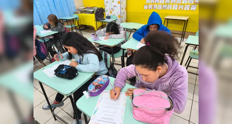 Confira os registros do amplo trabalho em sala de aula.