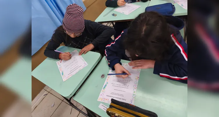 Confira os registros do amplo trabalho em sala de aula.