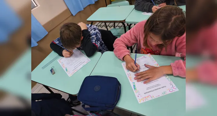 Confira os registros do amplo trabalho em sala de aula.
