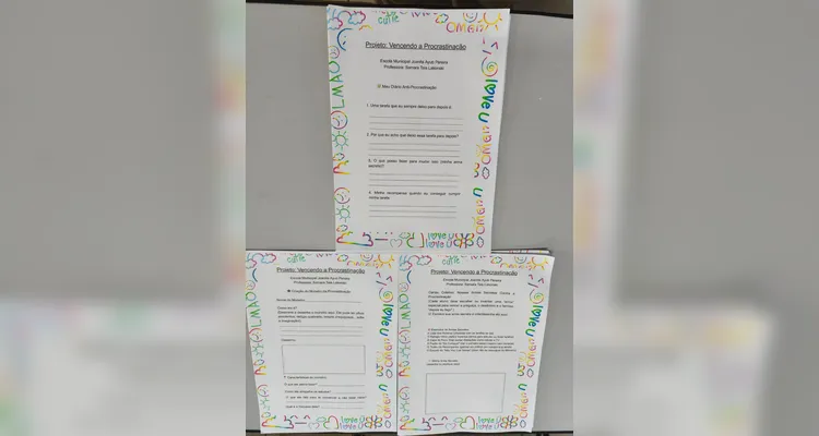 Confira os registros do amplo trabalho em sala de aula.