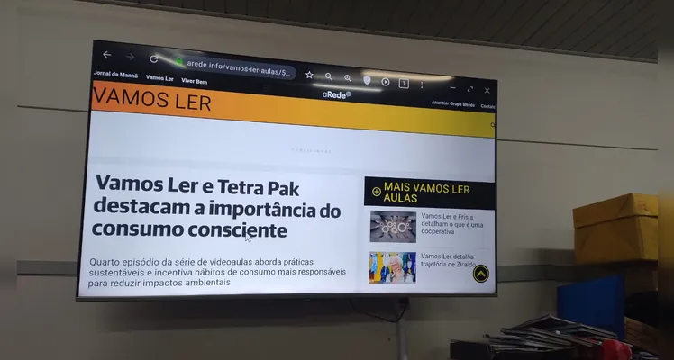 Veja como foi o trabalho em sala de aula.