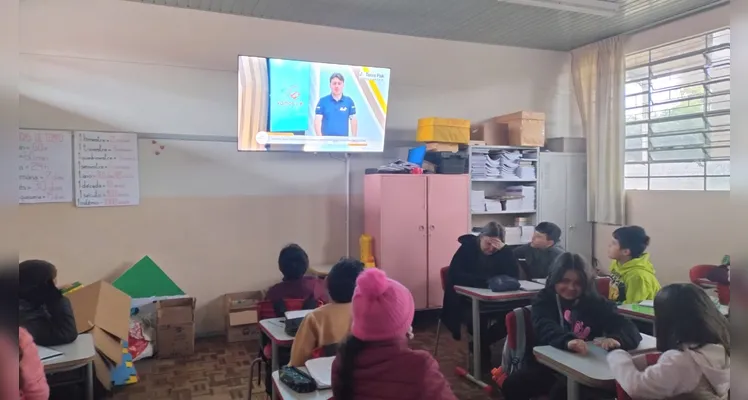 Veja como foi o trabalho em sala de aula.