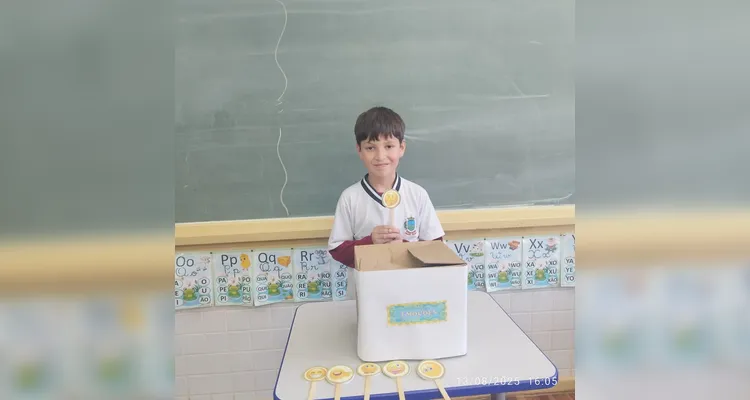Confira os registros do trabalho em sala de aula.