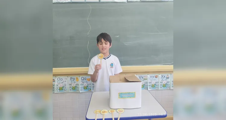 Confira os registros do trabalho em sala de aula.