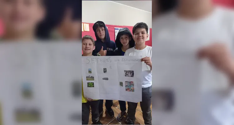Confira os registros do trabalho em sala de aula.