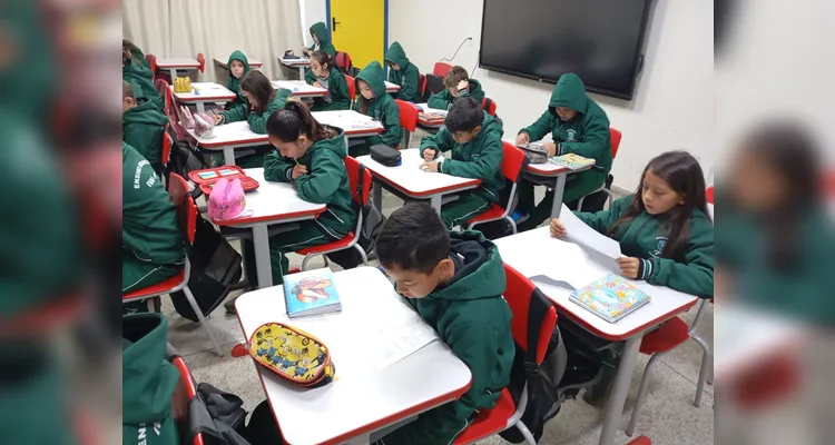 Veja como foi o trabalho em sala de aula.