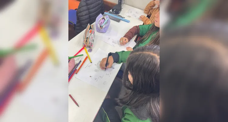 Educandos puderam colocar no papel o que aprenderam com importante temática.