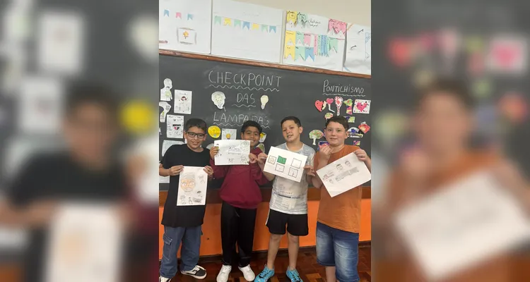 Educandos puderam colocar no papel o que aprenderam com importante temática.