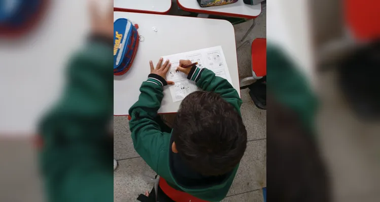 Confira os registros do trabalho em sala de aula.