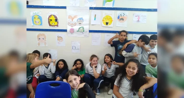 Confira os registros do trabalho em sala de aula.