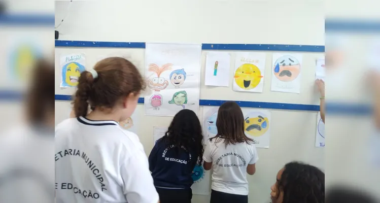 Confira os registros do trabalho em sala de aula.