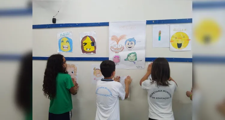 Confira os registros do trabalho em sala de aula.