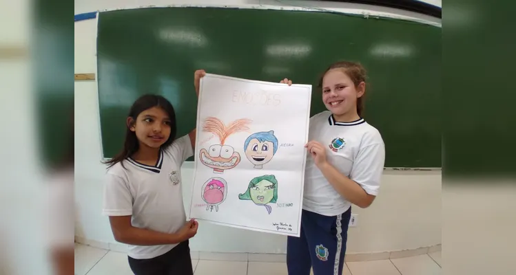 Confira os registros do trabalho em sala de aula.