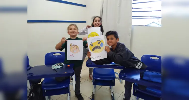 Confira os registros do trabalho em sala de aula.