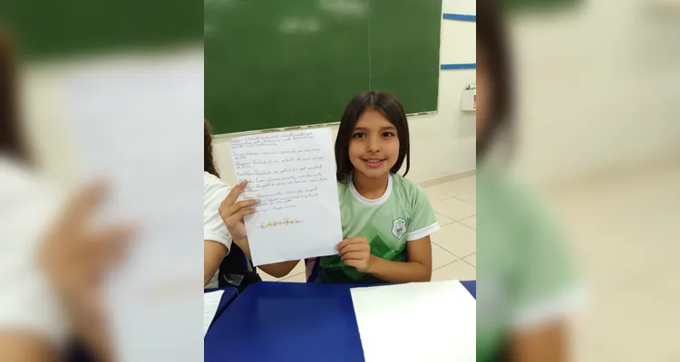 Confira os registros do trabalho em sala de aula.