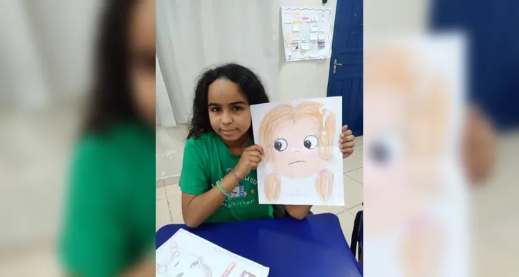 Confira os registros do trabalho em sala de aula.