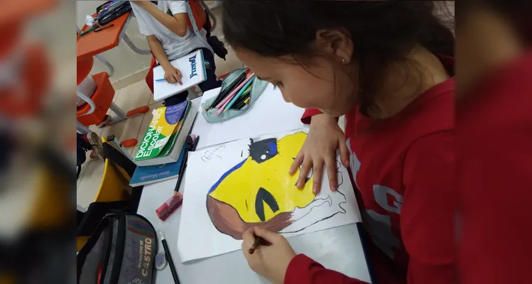 Confira os registros do trabalho em sala de aula.