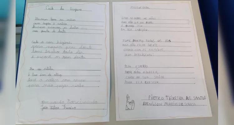 Veja os registros do amplo trabalho realizado pelos educandos.