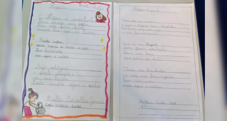 Veja os registros do amplo trabalho realizado pelos educandos.