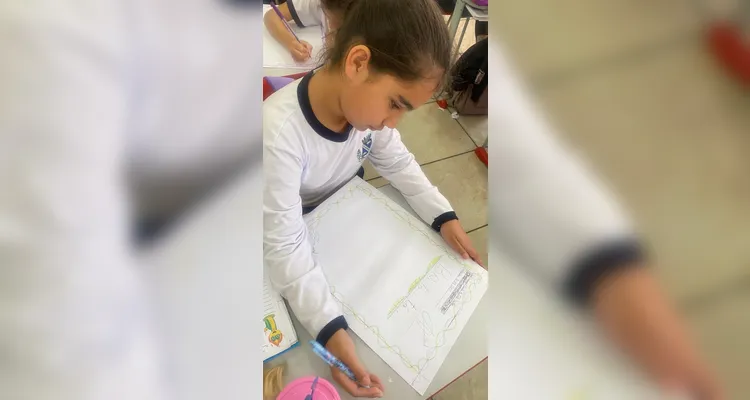 Confira a série de registros do amplo trabalho em sala de aula.