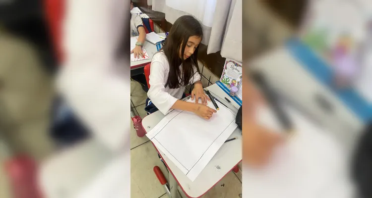 Confira a série de registros do amplo trabalho em sala de aula.