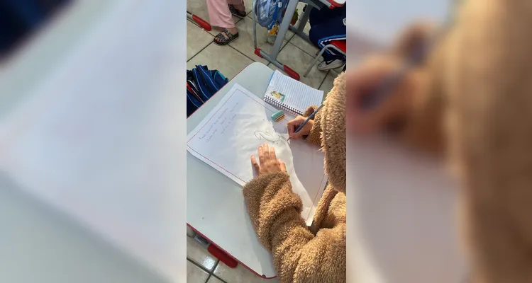 Confira a série de registros do amplo trabalho em sala de aula.