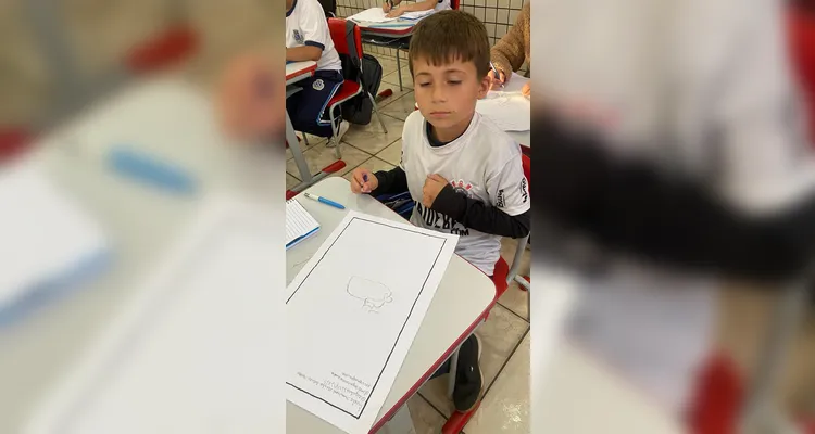 Confira a série de registros do amplo trabalho em sala de aula.