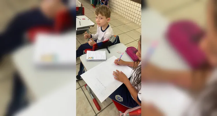 Confira a série de registros do amplo trabalho em sala de aula.