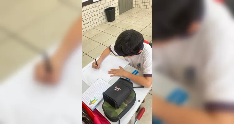 Confira a série de registros do amplo trabalho em sala de aula.