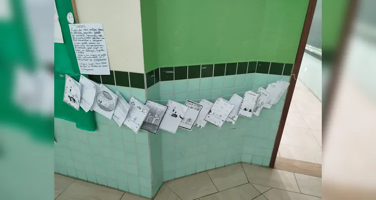 Trabalho teve diversificada ação dos educandos em sala de aula.