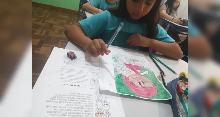 Veja os registros do amplo trabalho em sala de aula.