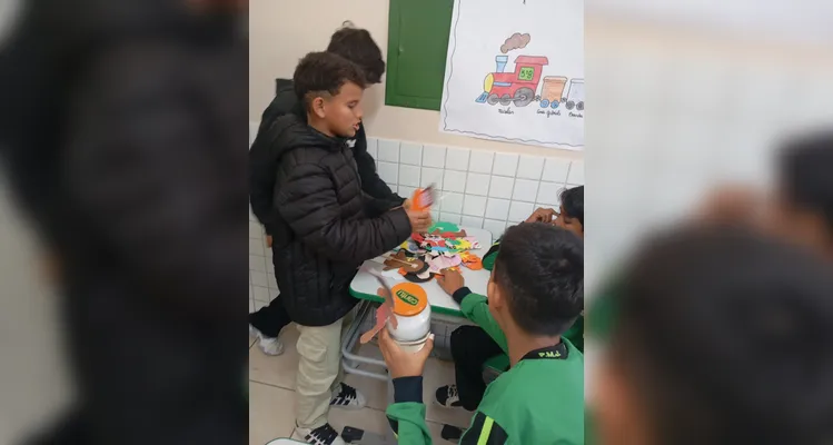 Veja os registros do amplo trabalho em sala de aula.
