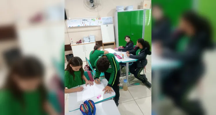 Proposta em sala de aula rendeu amplos e diversificados trabalhos.