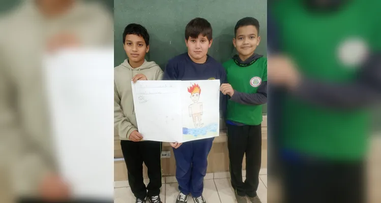 Proposta em sala de aula rendeu amplos e diversificados trabalhos.