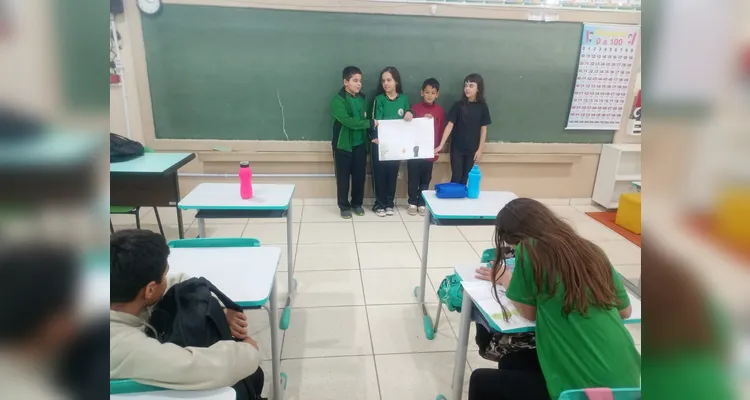 Proposta em sala de aula rendeu amplos e diversificados trabalhos.